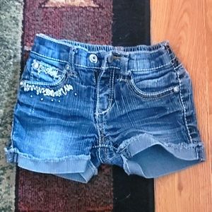 Denim shorts kids size 3T